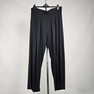 Wasabi Concept Black Wide Leg Pull-On Pants Size M